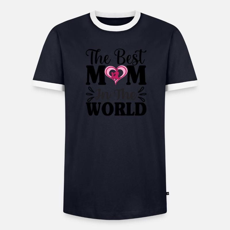 Die beste Mutter der Welt - Männer Kontrast-T-Shirt - undefined