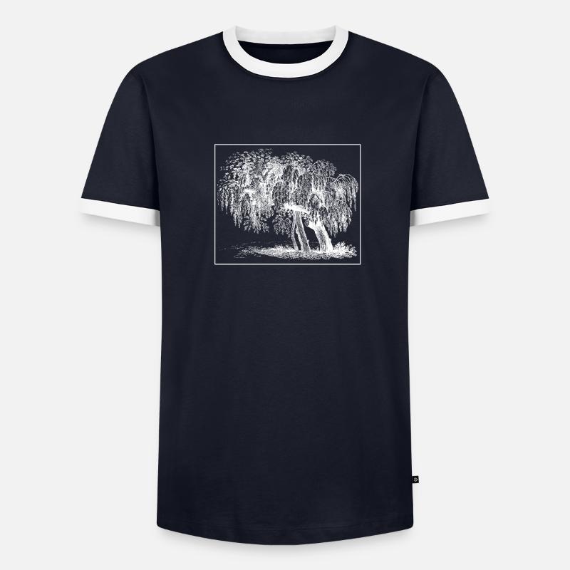 Arbre T-shirt contrasté Homme