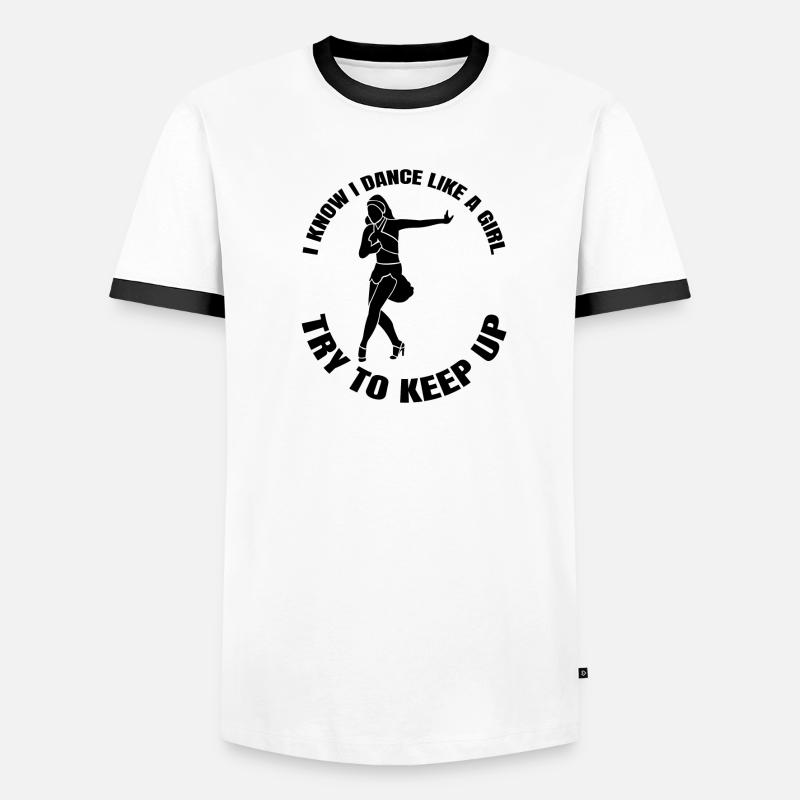 Dancer Ballerina Ballet Gift Dance Class Dance Men's Ringer Shirt