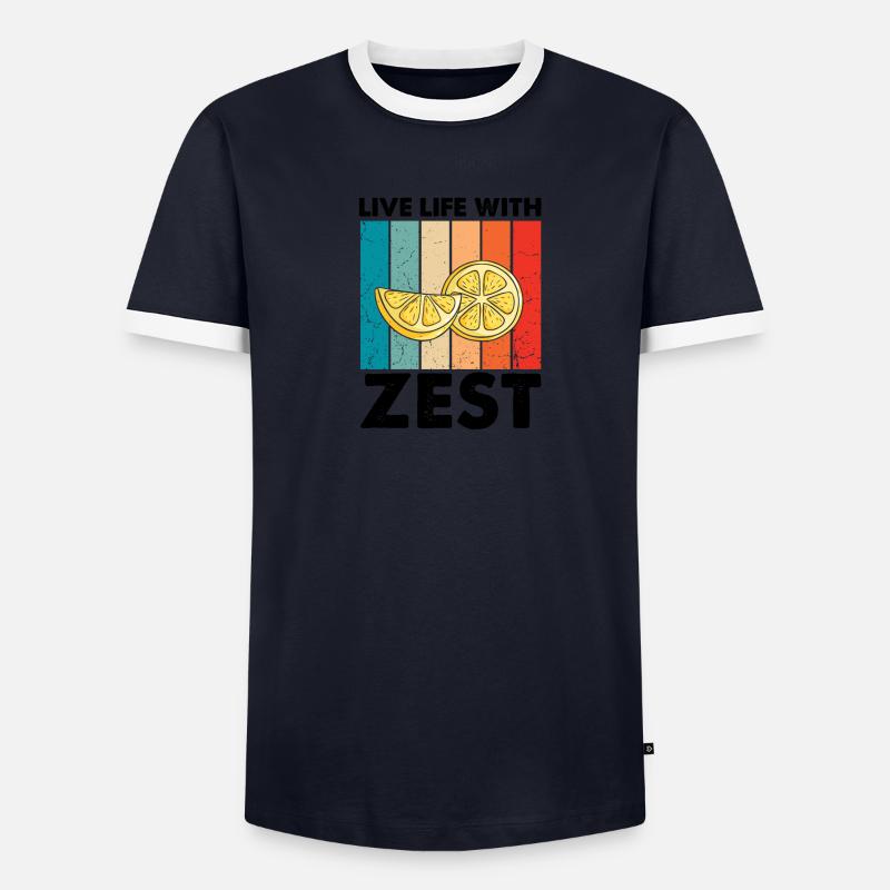 Lemonade Zitrone Limonade Limonaden Stand Design Männer Kontrast-T-Shirt