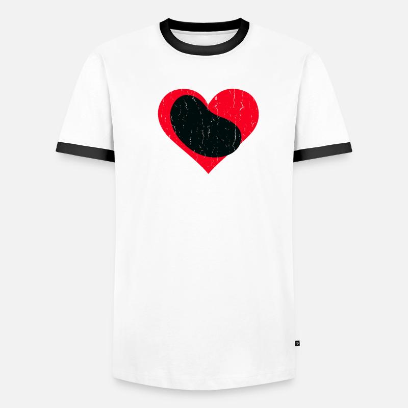 Pinto Bean Lover Männer Kontrast-T-Shirt