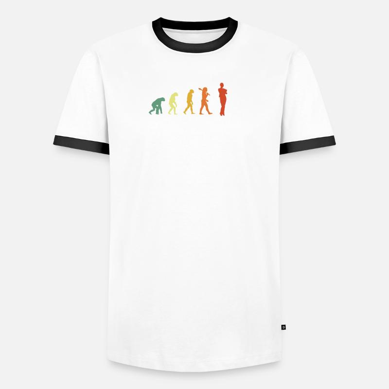 Assistant Evolution Hipster Edition T-shirt contrasté Homme