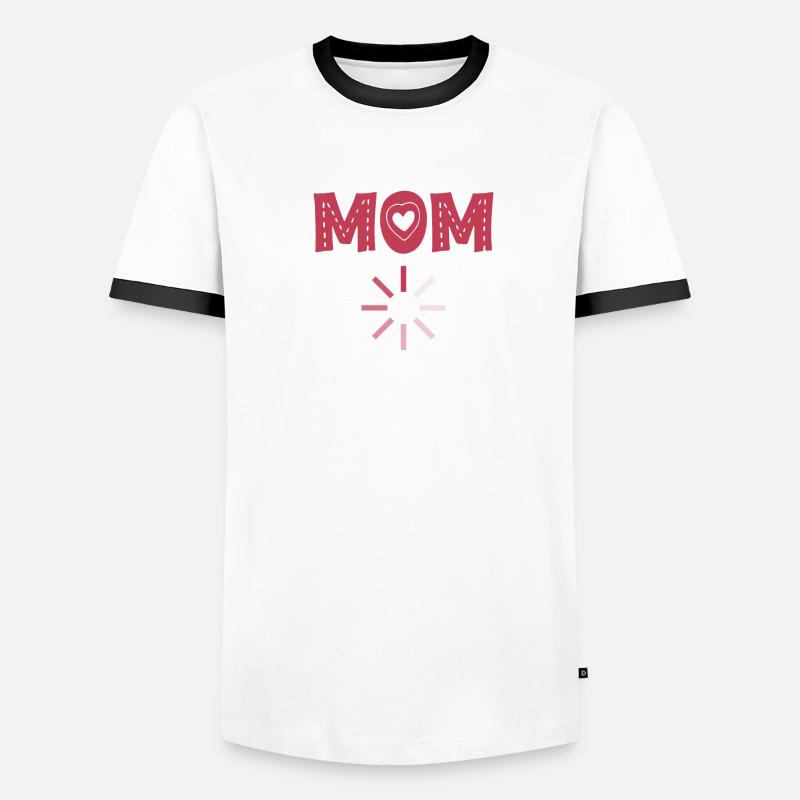 Future Mom Loading, Neue Mutter Geschenk Schwangere Mutter Männer Kontrast-T-Shirt