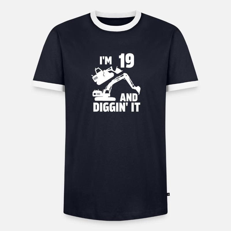 J’ai 19 ans et Diggin' It T-shirt contrasté Homme