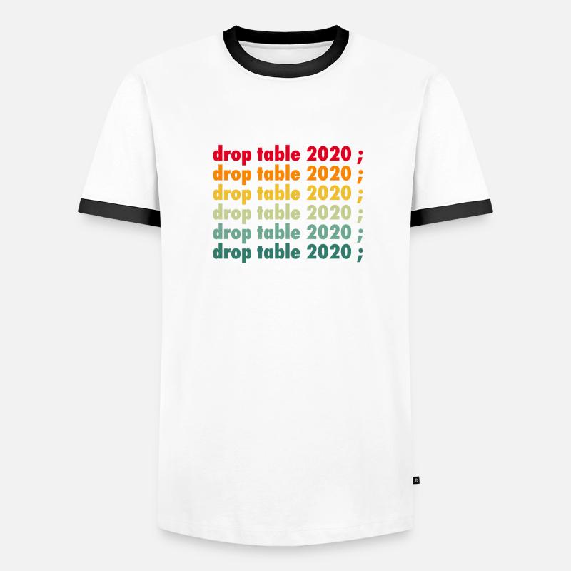 Développeur de codage de codeur de programmeur amusant T-shirt contrasté Homme