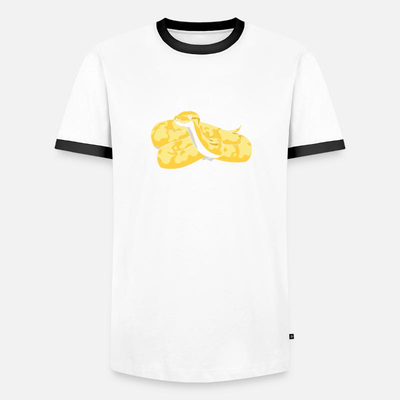 Banana Ball Python Ne touche pas mes couilles T-shirt contrasté Homme