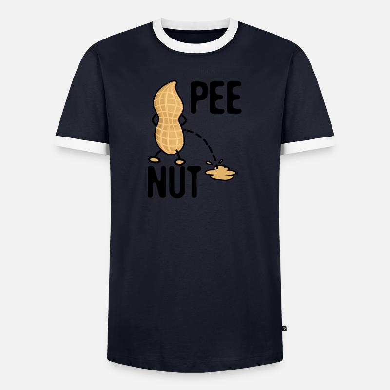 Pee Nut Men's Ringer Shirt