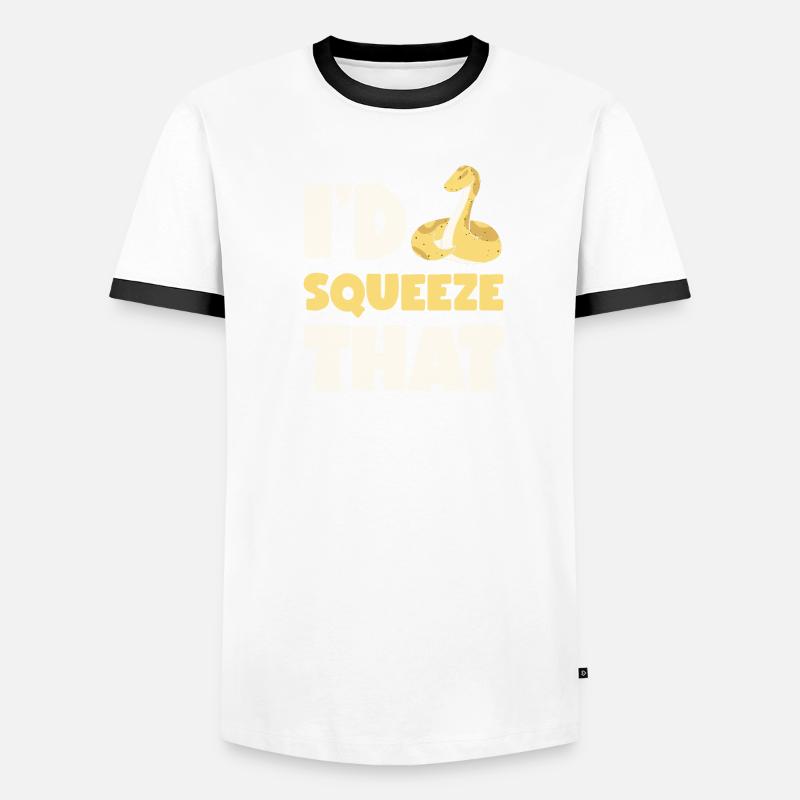 Banana Ball Python Je serrais ça T-shirt contrasté Homme
