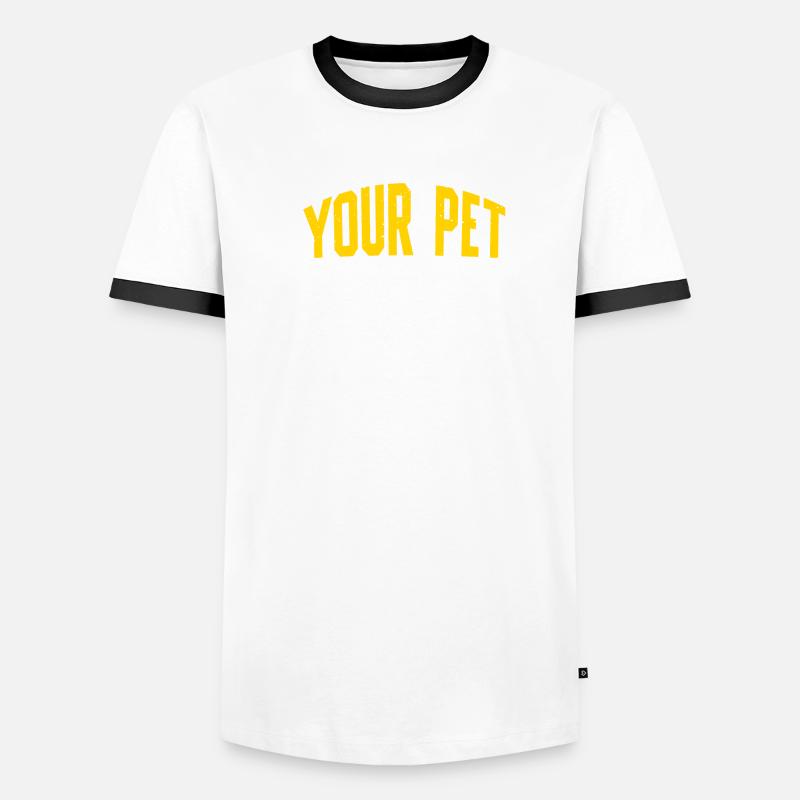 Banana Ball Python My animal eats yours To Men's Ringer Shirt