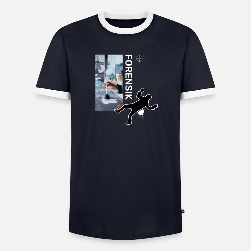 Spurensicherung - Kripo Polizei Kriminaltechnik - Männer Kontrast-T-Shirt - undefined