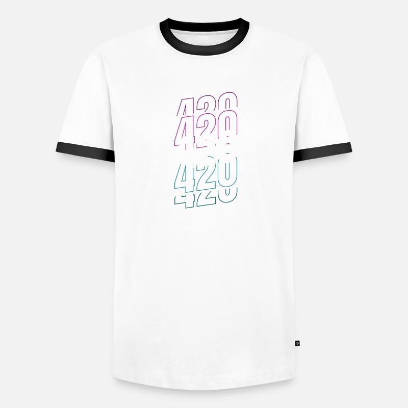 Funny 420-design For computer geeks Men's Ringer Shirt