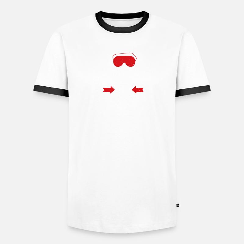 Né pour dormir 01 T-shirt contrasté Homme