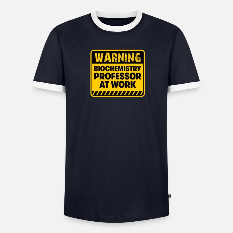 Biochemistry Professor at work Men's Ringer Shirt