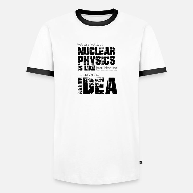 Nuclear physics Men's Ringer Shirt