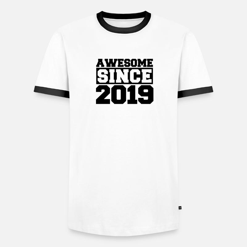 Awesome since 2019 Men's Ringer Shirt