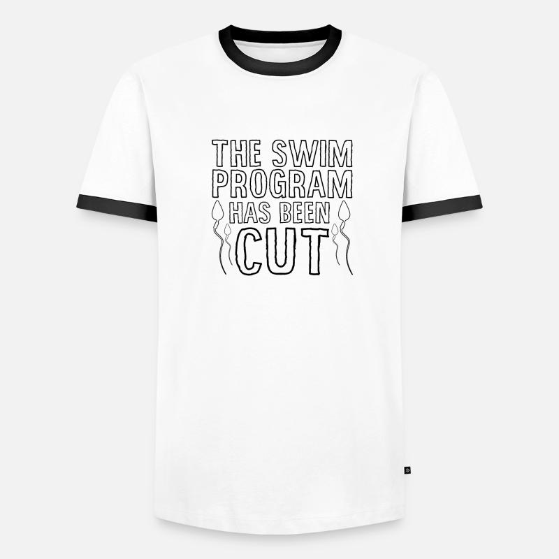 Le programme de natation a été supprimé 2 T-shirt contrasté Homme
