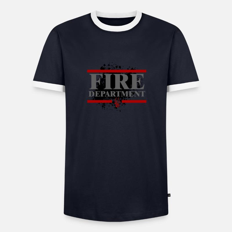 Pompiers T-shirt contrasté Homme