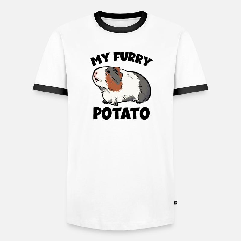 Mon cochon d’Inde à fourrure T-shirt contrasté Homme