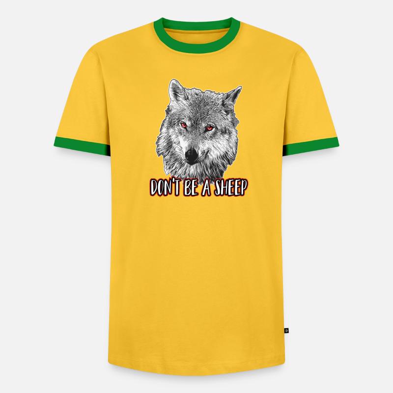 Ne sois pas un mouton - T-shirt contrasté Homme - undefined