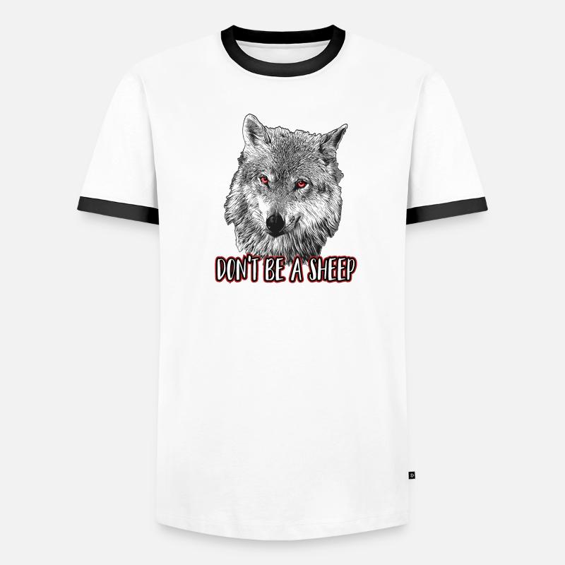Ne sois pas un mouton T-shirt contrasté Homme
