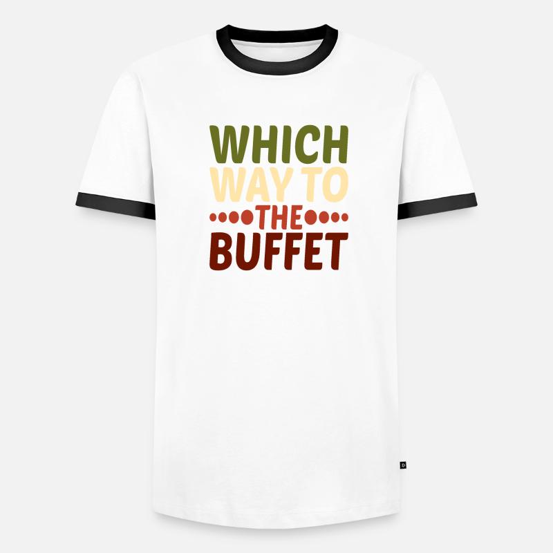 Quel chemin vers le buffet 19 T-shirt contrasté Homme