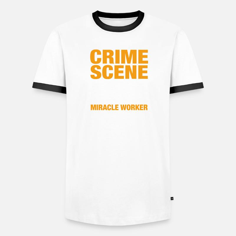 Forensic evidence - Kripo Polizei Forensics Men's Ringer Shirt