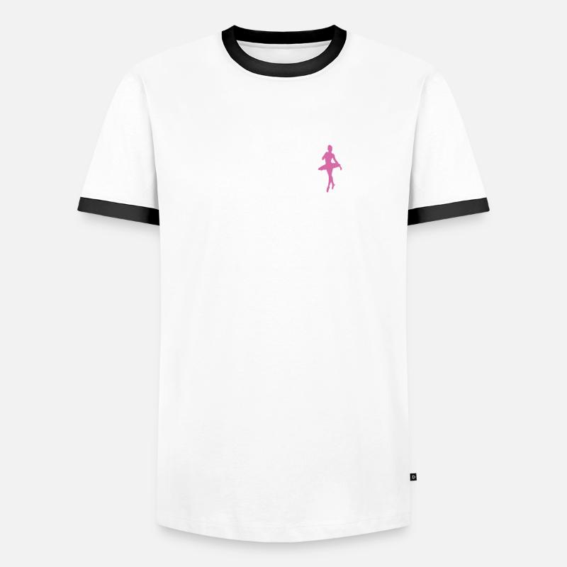 Ballet Dancing Men's Ringer Shirt
