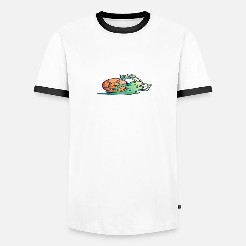 Das ist Gerda Wir Joggen gemeinsam Langsame Männer Kontrast-T-Shirt