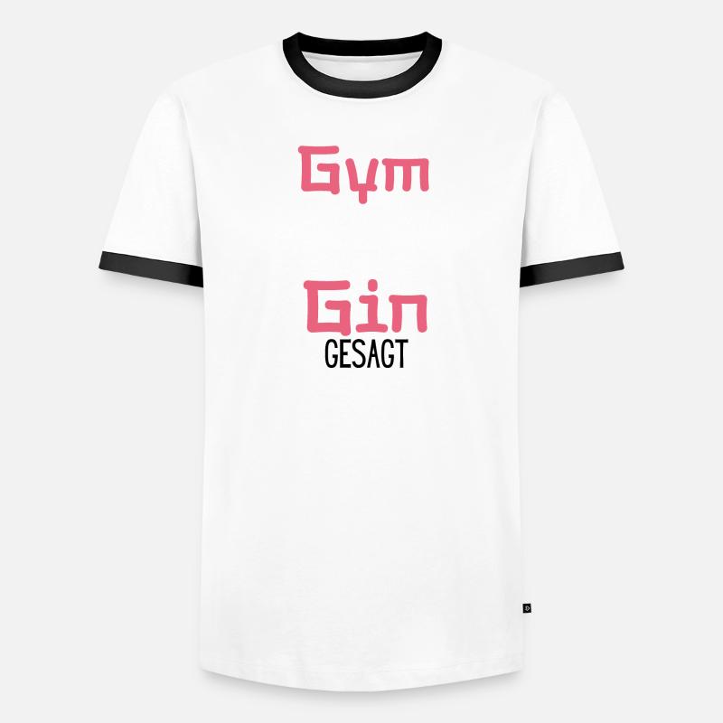 Tonic Sans alcool est en quelque sorte Ginlos Gin T-shirt contrasté Homme