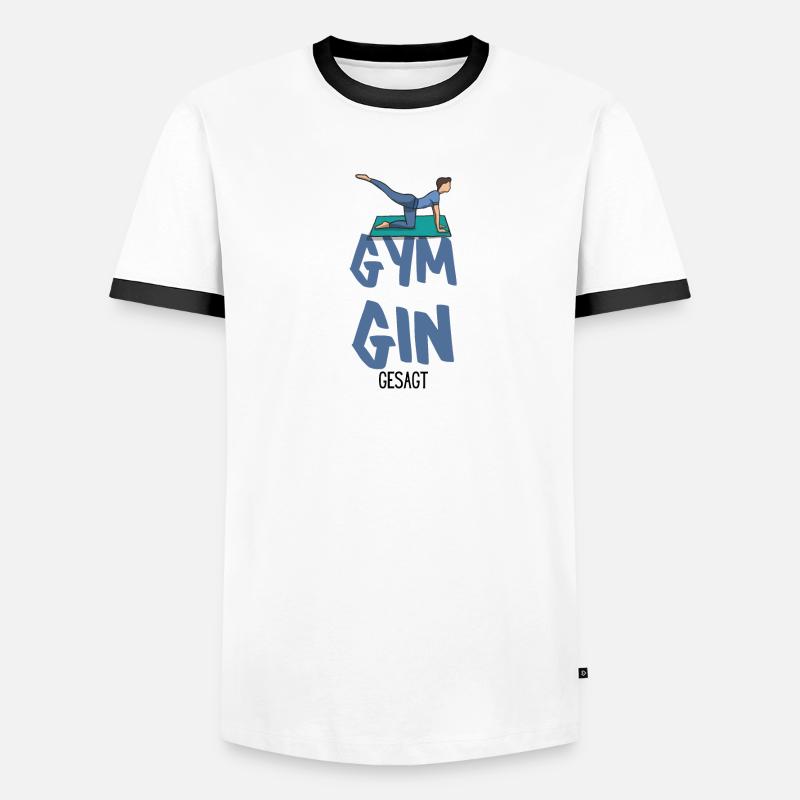Tonic Sans alcool est en quelque sorte Ginlos Gin T-shirt contrasté Homme