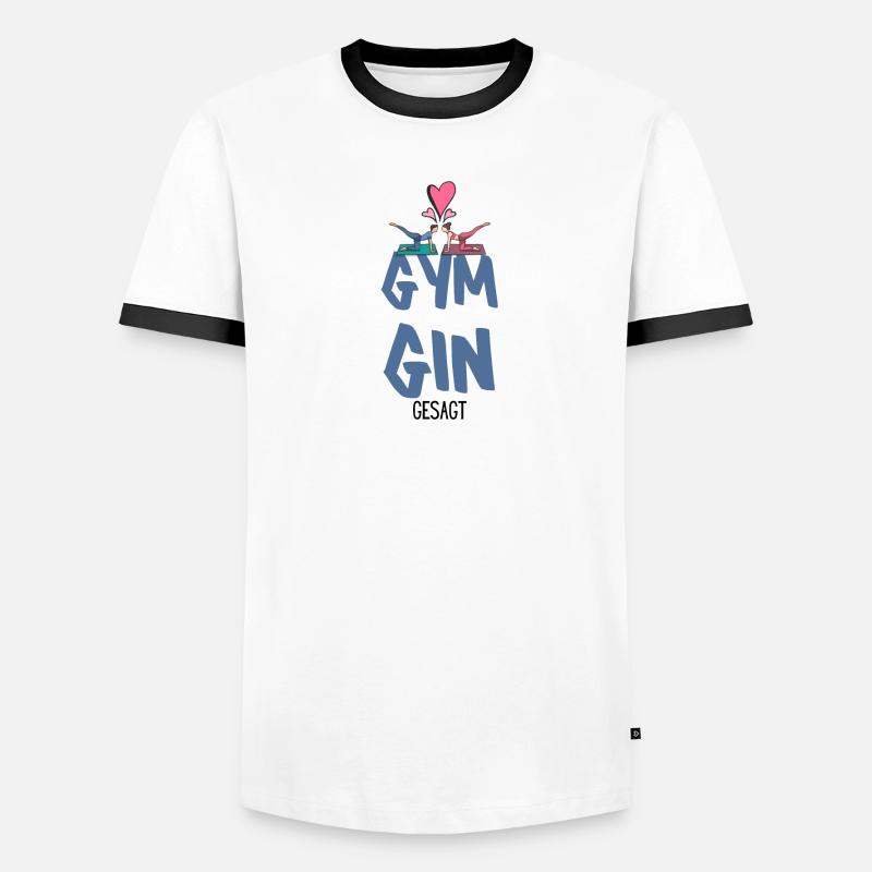 Tonic Sans alcool est en quelque sorte Ginlos Gin T-shirt contrasté Homme