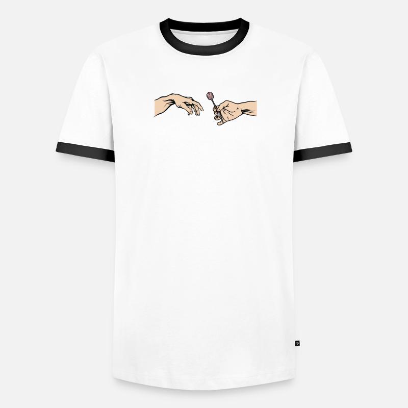 Équipe de fléchettes Association de fléchettes T-shirt contrasté Homme