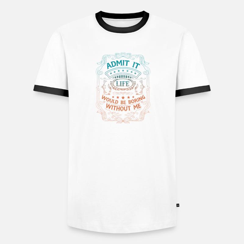 Construction Construction Bâtiment Dons T-shirt contrasté Homme