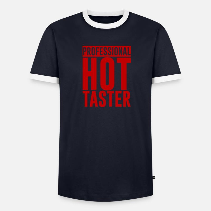 Professional Hot Sauce Button Men's Ringer Shirt
