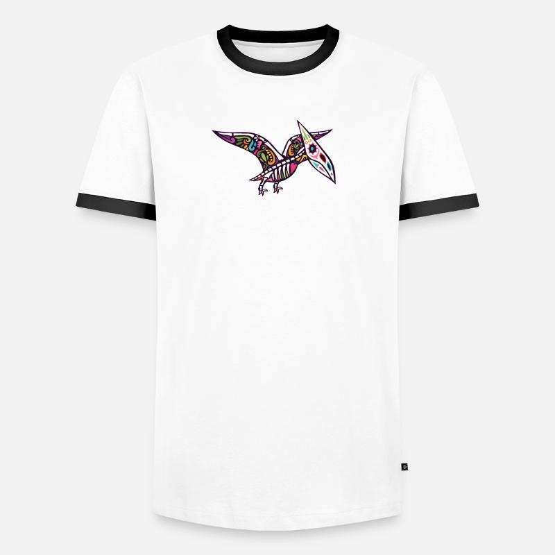 Ptérodactyle T-shirt contrasté Homme