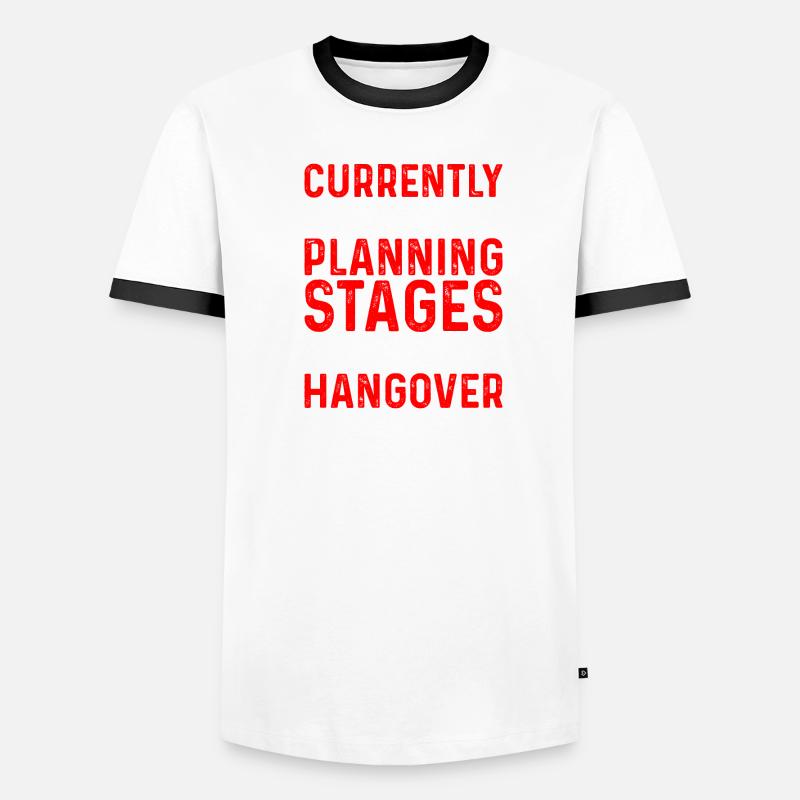 Actuellement dans les étapes de planification d’une gueule de bois T-shirt contrasté Homme