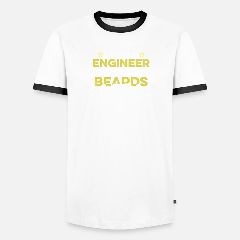 Awesome Engineers Have Beards Funny Engineering Men's Ringer Shirt