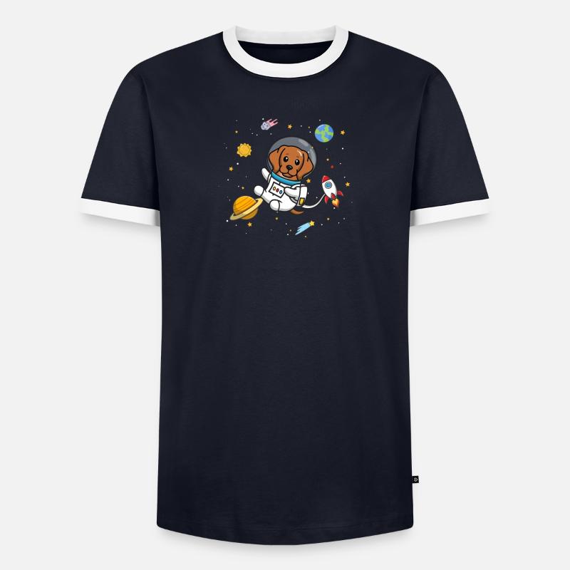 Rhodesian Ridgeback T-shirt contrasté Homme