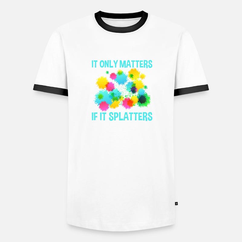 Ce n’est important que s’il éclabousse 2 T-shirt contrasté Homme