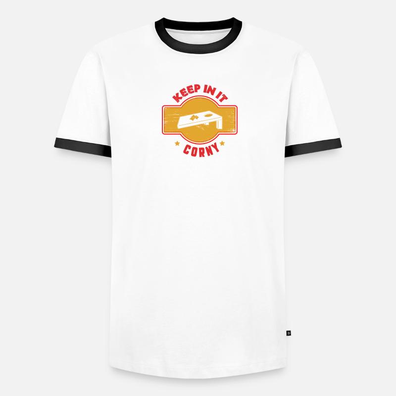 Gardez-y ringard Cornhole T-shirt contrasté Homme