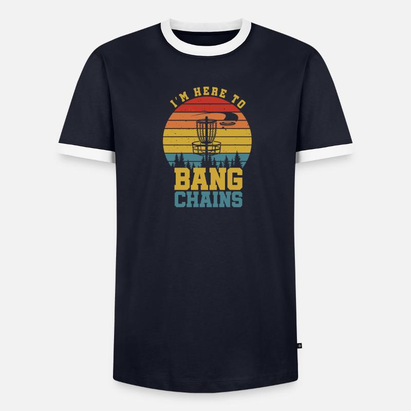 Discus thrower sport game lovers disc throwing Men's Ringer Shirt