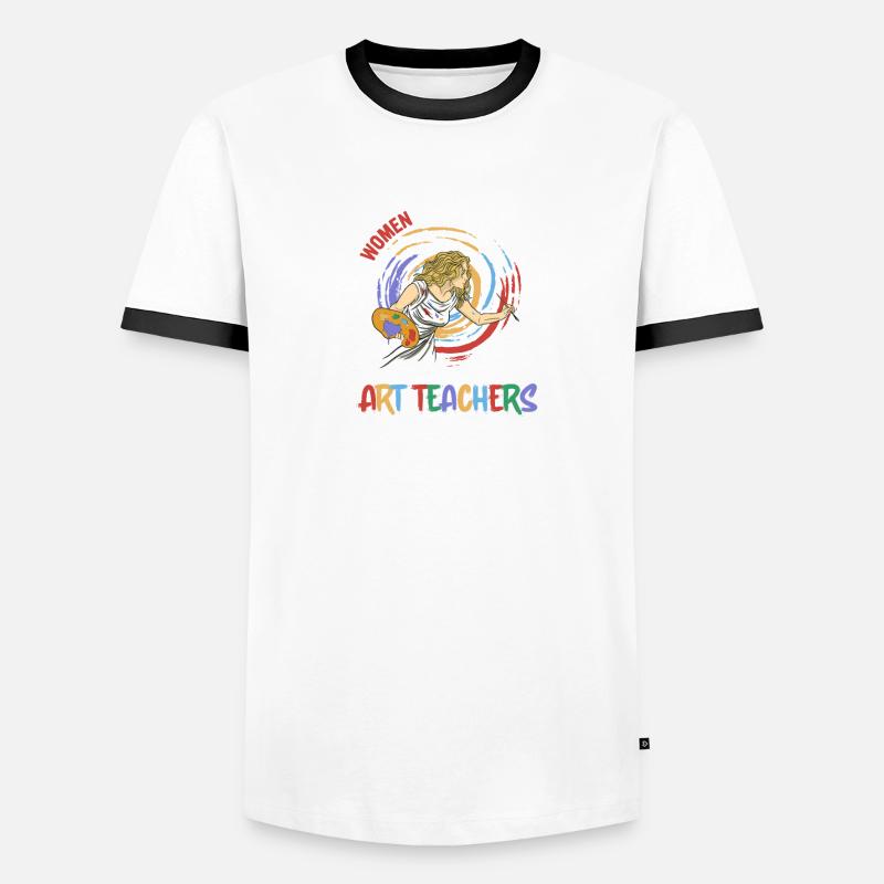 Ensuite, certains deviennent professeurs d’art Professeur d’éducation T-shirt contrasté Homme