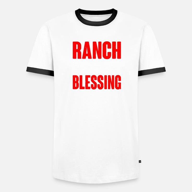 Ranch Dressing Is A Blessing 17 Men's Ringer Shirt