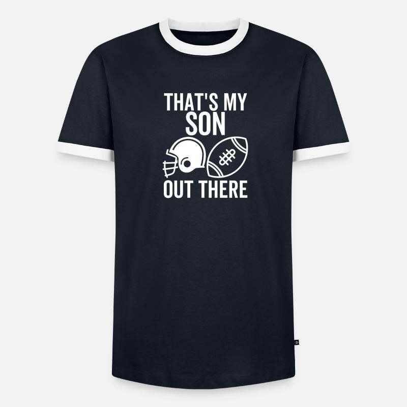 C’est mon fils là-bas T-shirt contrasté Homme
