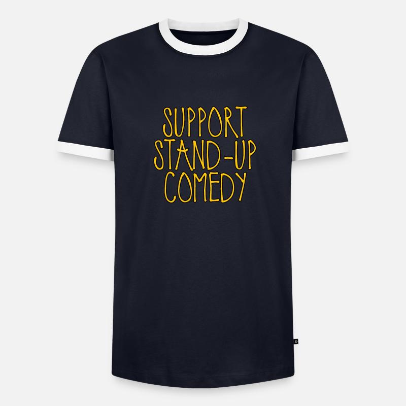 Soutenez Stand Up Comedy 2 T-shirt contrasté Homme