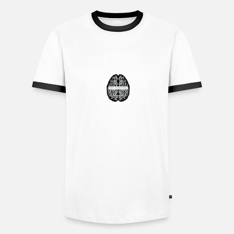 A genius at work as an engineer, as Men's Ringer Shirt
