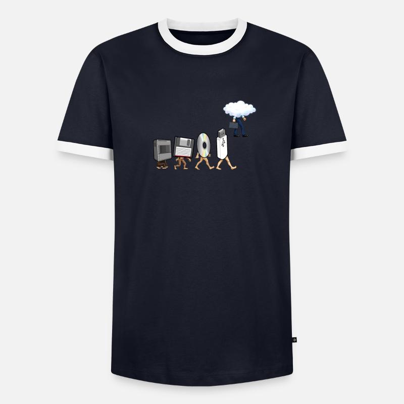Funny Geek Programmer Nerd Developer - Computer Men's Ringer Shirt