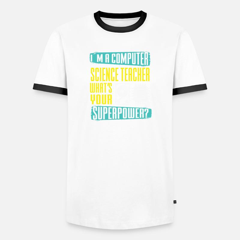 Lustiger Informatiker Spruch, Informatik Männer Kontrast-T-Shirt