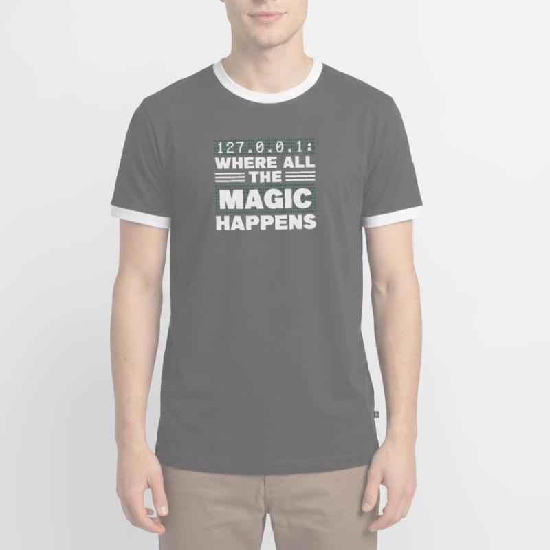 Nicht faul im Debug-Modus Algorithmus-Programmierung Codin Männer Kontrast-T-Shirt
