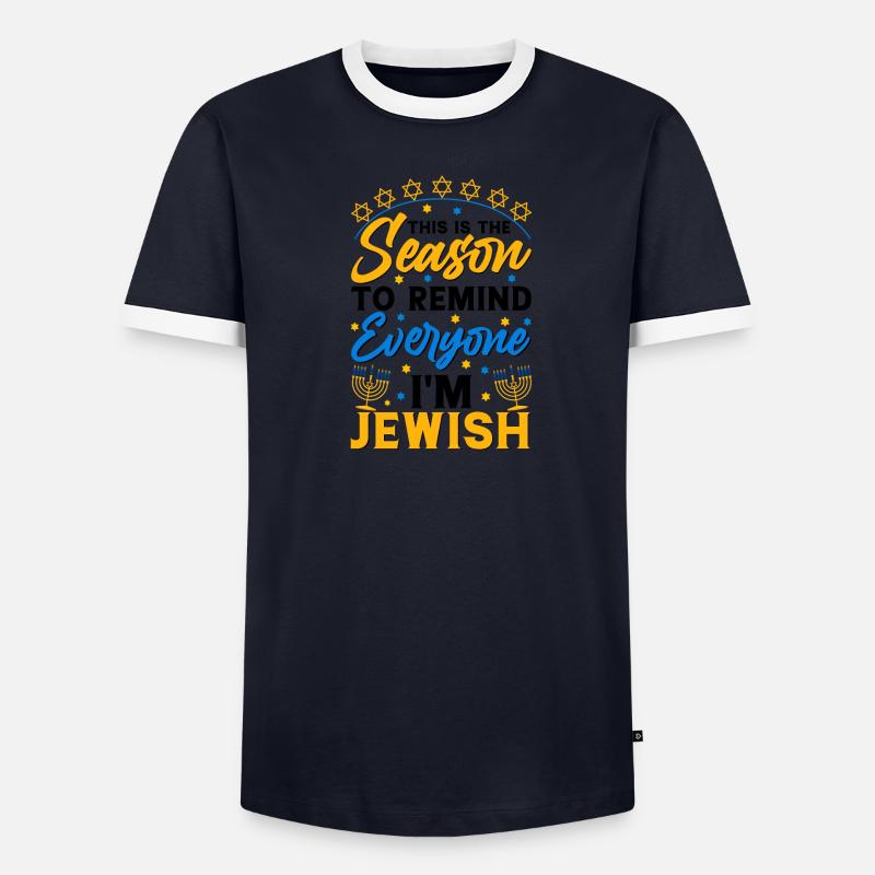 Hanoucca T-shirt contrasté Homme